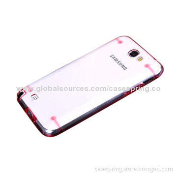 Florescent Light TPU Case for Samsung Galaxy Note 2, PU+PC Case New Design